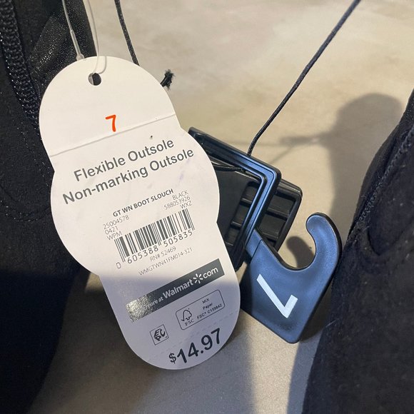 Toddler Black Wonder Nation Slouch Boot , Size 7 - Picture 6 of 6